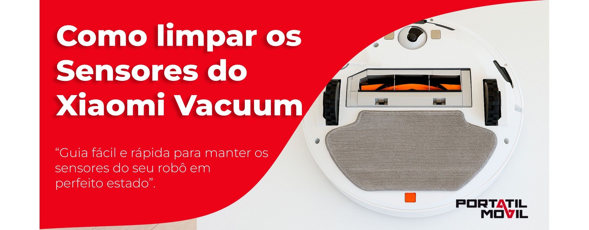Como limpar os sensores do Xiaomi Vacuum