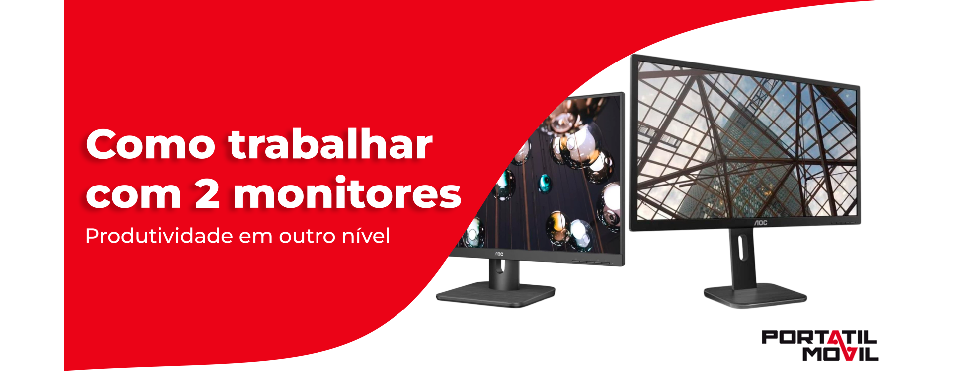 Como trabalhar com dois monitores: produtividade em outro nível