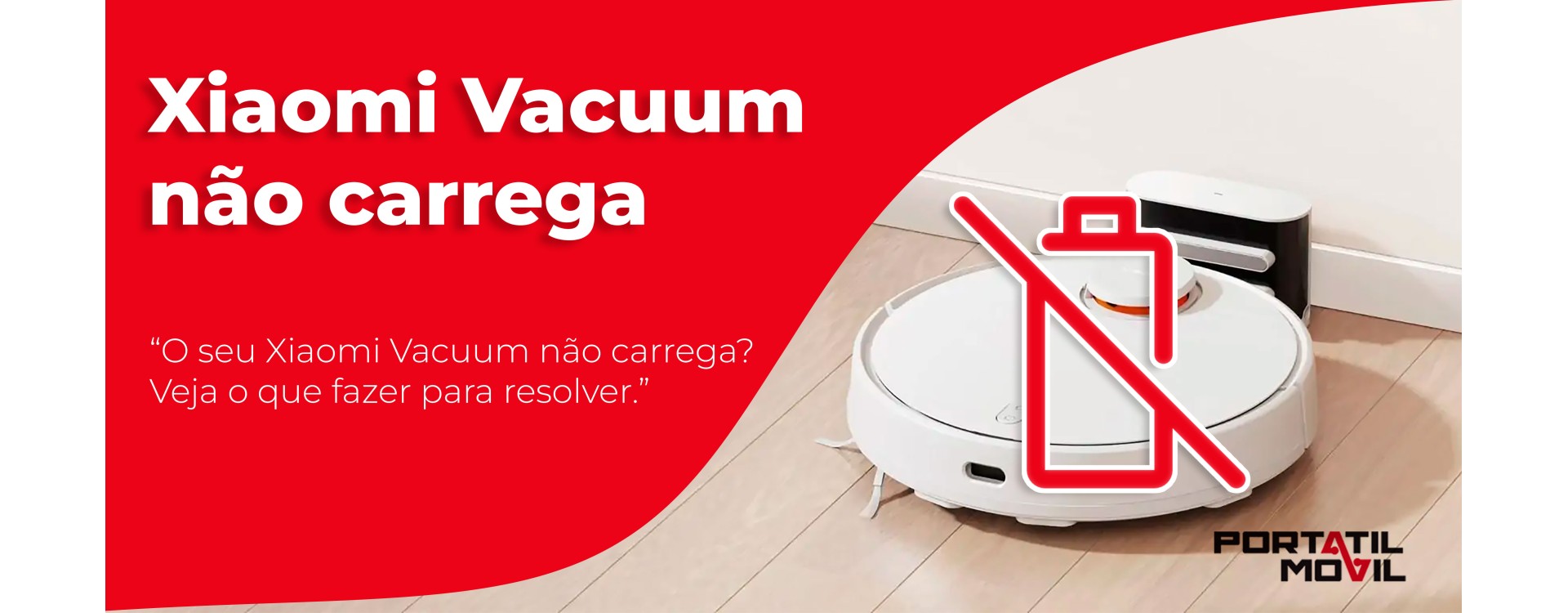 Xiaomi Vacuum não carrega