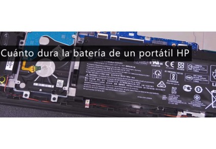 Cuánto dura la batería de un portátil HP